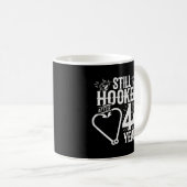 かわいい44周年 カップル 結婚44年 コーヒーマグカップ (正面右)