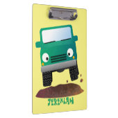 かわいい4X4オフロード車の漫画の車 クリップボード (右)