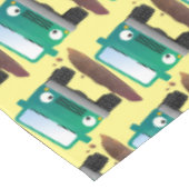 かわいい4X4オフロード車の漫画の車 テーブルクロス (アングル)