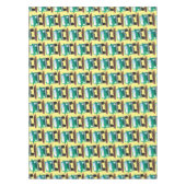 かわいい4X4オフロード車の漫画の車 テーブルクロス (正面)