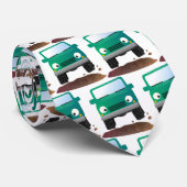 かわいい4X4オフロード車の漫画の車 ネクタイ (ロール)