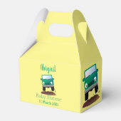 かわいい4X4オフロード車の漫画の車 フェイバーボックス (裏面サイド)