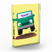 かわいい4X4オフロード車の漫画の車 フォトブロック (左)