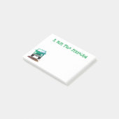 かわいい4X4オフロード車の漫画パーソナライズされた車 ポストイット (アングル)