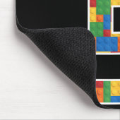 かわいい5誕生日ギフト5歳ブロック建物 マウスパッド (コーナー)