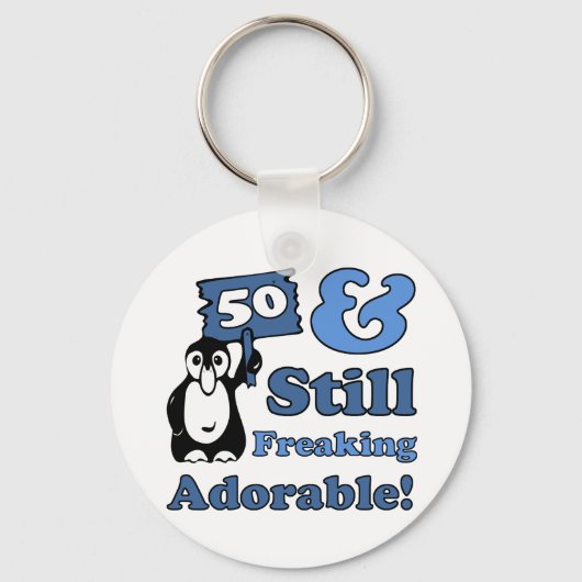 かわいい50誕生日for women キーホルダー (正面)