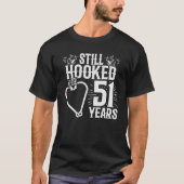 かわいい51周年記念結婚したカップル51年 Tシャツ (正面)