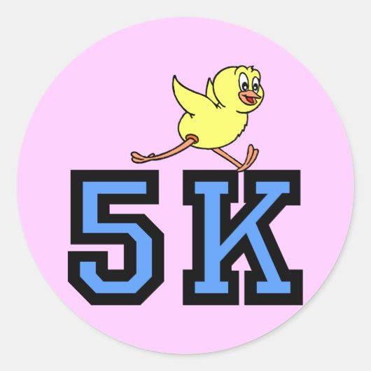かわいい5K ラウンドシール (正面)