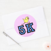 かわいい5K ラウンドシール (封筒)