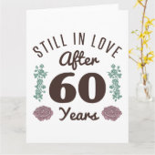 かわいい60周年記念 カード (黄色い花)