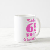かわいい65誕生日for women コーヒーマグカップ (正面右)