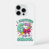 かわいい67日目の学校鉛筆ボウクラスルームテーマ iPhoneケース (裏面)