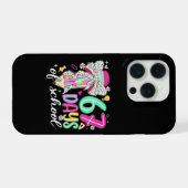 かわいい67日目の学校 鉛筆の弓 教室テーマ iPhoneケース (裏面横)