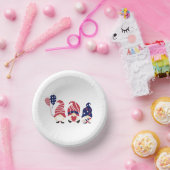 かわいい7月4日格言&バルーン対応7インチ ペーパーボウル (パーティー)