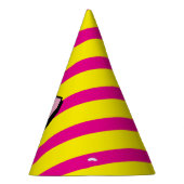 かわいい7歳のサプライズ誕生日お祝いペーパー パーティーハット (右)