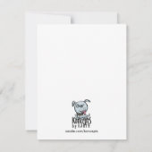 かわいい8匹の注目されたくものハローウィンパーティの招待状 招待状 (裏面)