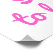 かわいい80誕生日for women ポスター (角)