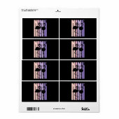 かわいい9誕生日ギフトIフラミンゴI 9歳 ラベル (フルシート)