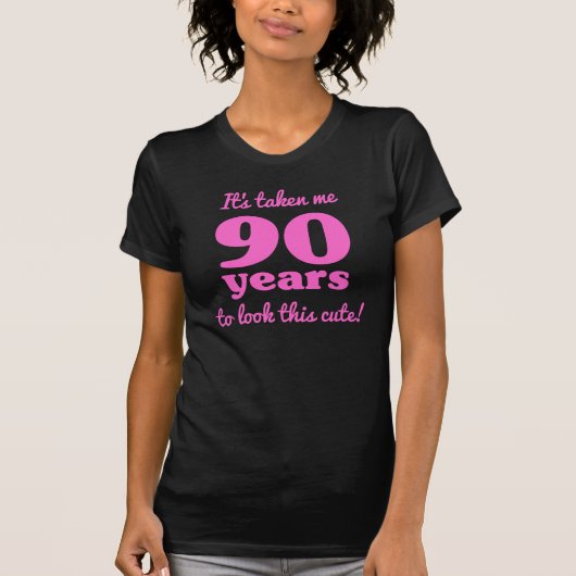 かわいい90誕生日for women tシャツ (正面)