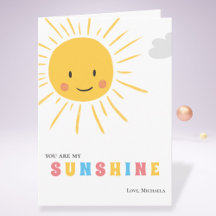 かわいい あなたは私の太陽 イラスト太陽