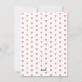 かわいい あなたは私の太陽 子供教室バレンタイン シーズンカード (裏面)