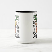 かわいい&うれしそうなホリーすてきバーベクリスマストナカイ マグカップ (中央)