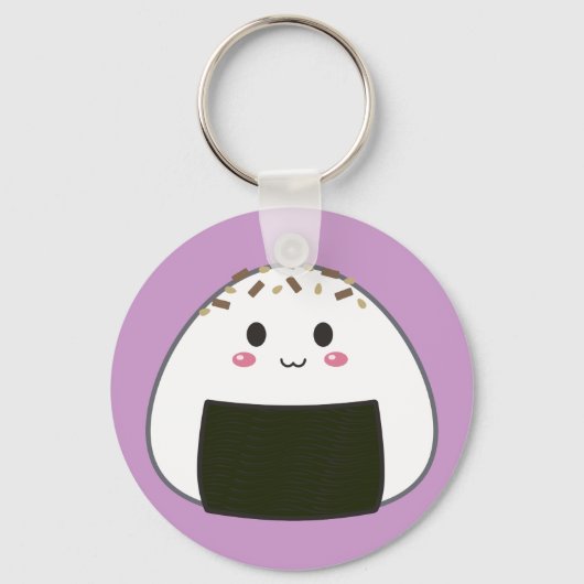 かわいい「おにぎり」 キーホルダー (正面)