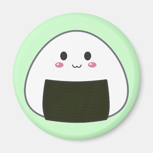 かわいい「おにぎり」 マグネット (正面)