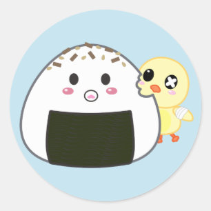 かわいい「おにぎり」雛エジキのおにぎり ラウンドシール