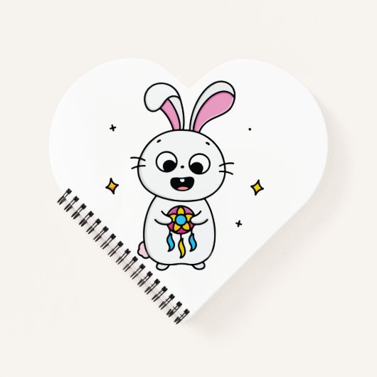 かわいい&おもしろいうさぎ ノートブック (正面)