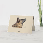 かわいい&おもしろいジャーマンシェパードバレンタインデーカード シーズンカード (裏面)