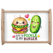 🍔🥒かわいい&おもしろいトレイ- 「あなたはの漬物