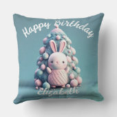 かわいい,おもしろいバニー,かわいいスタイル装飾用クッション クッション (裏面)