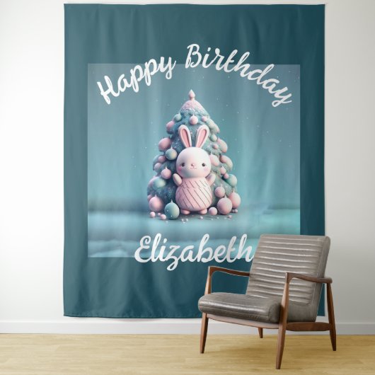 かわいい,おもしろいバニー,かわいいスタイル タペストリー (インサイチュ)