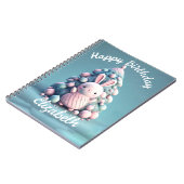 かわいい,おもしろいバニー,かわいいスタイル ノートブック (左側)