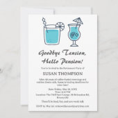 かわいい&おもしろいリタイアパーティー 招待状 (正面)