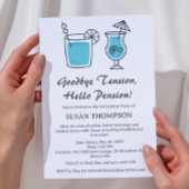 かわいい&おもしろいリタイアパーティー 招待状