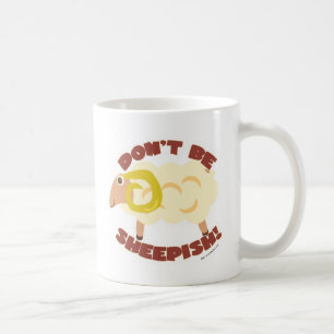 かわいい+おもしろい+ひつじ+キャラクター コーヒーマグカップ