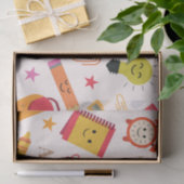 かわいい おもしろ 学校用品 薄葉紙 (ギフト)