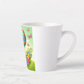 かわいい&お洒落カラフルイースターバニー カフェラテマグ (右)