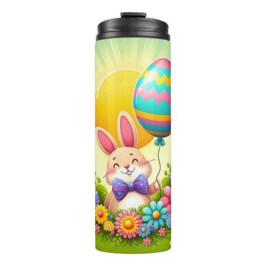 かわいい&お洒落カラフルイースターバニー タンブラー (正面)
