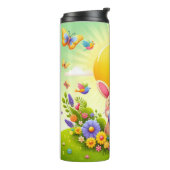 かわいい&お洒落カラフルイースターバニー タンブラー (回転左)