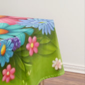 かわいい&お洒落カラフルイースターバニー テーブルクロス (インサイチュ)