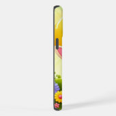 かわいい&お洒落カラフルイースターバニー iPhoneケース (右側面)