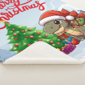 かわいい/お洒落ベビークリスマスステゴサウルス シェルパブランケット (3/4)