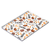 かわいい お菓子作り アート パターンⅠ ノートブック (左側)