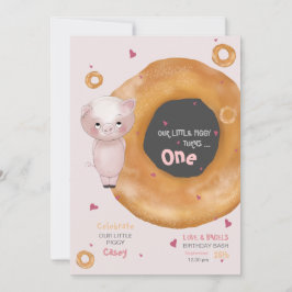 かわいい「かわいい子豚」 | "愛とベーグル" 招待状