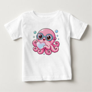 かわいい+かわいい ベビーTシャツ