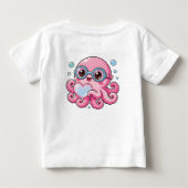 かわいい+かわいい ベビーTシャツ (裏面)