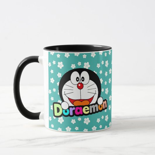 かわいい+かわいい+黒ドラえもん+アニメ マグカップ (左)